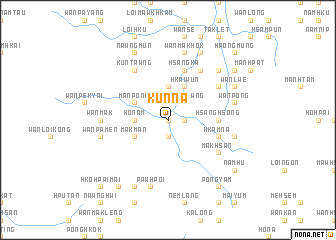 map of Kunna