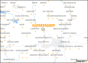 map of Kunnersdorf