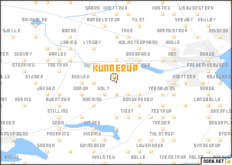 map of Kunnerup