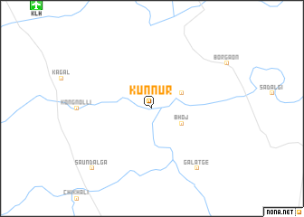 map of Kunnur