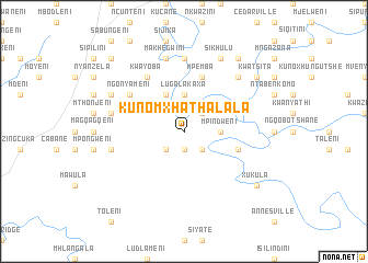 map of KuNomxhathalala