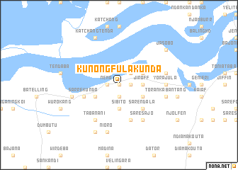 map of Kunong Fula Kunda