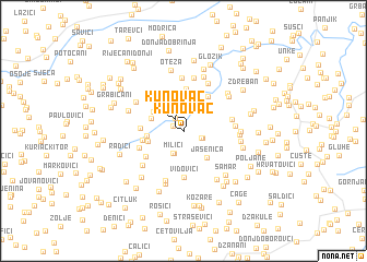 map of Kunovac