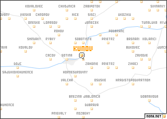 map of Kunov