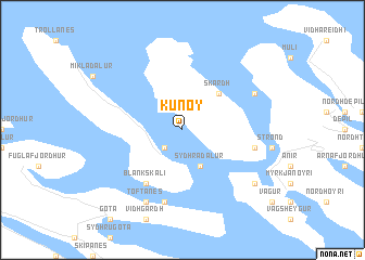 map of Kunoy