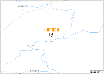 map of Kunozh