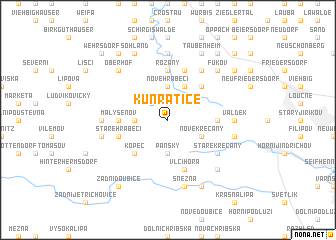 map of Kunratice