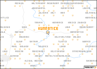 map of Kunratice