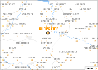 map of Kunratice