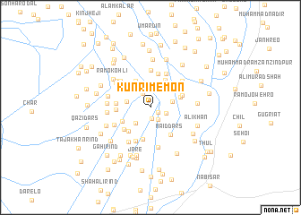 map of Kunri Memon