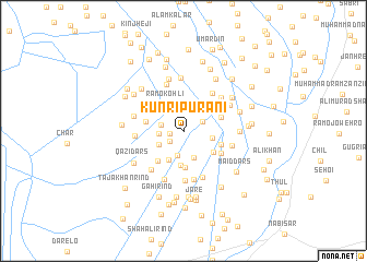 map of Kunri Purāni