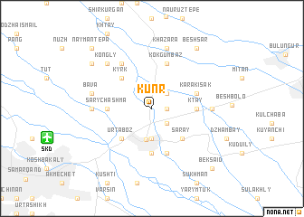 map of Kunr