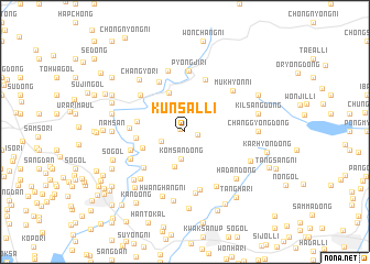 map of Kunsal-li