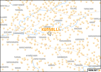 map of Kunsal-li