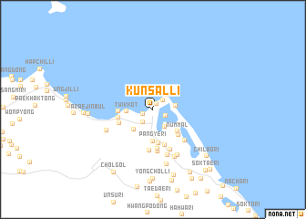 map of Kunsal-li