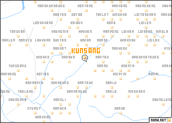 map of Kunsang