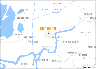 map of Kunshan