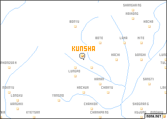 map of Kunsha