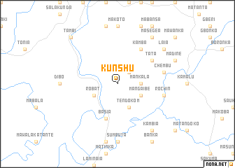 map of Kunshu