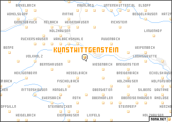 map of Kunst-Wittgenstein