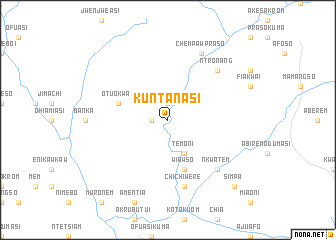 map of Kuntanasi