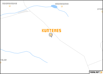 map of Kuntemes