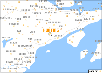 map of Kunting