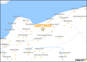 map of Kuntsëvo