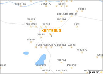 map of Kuntsovo