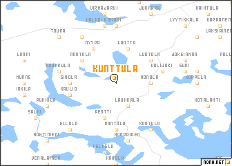 map of Kunttula