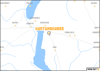 map of Kuntumakware