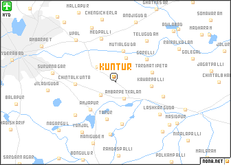 map of Kuntūr