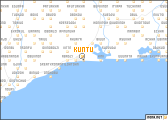 map of Kuntu