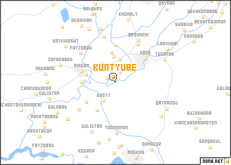 map of (( Kun-Tyube ))