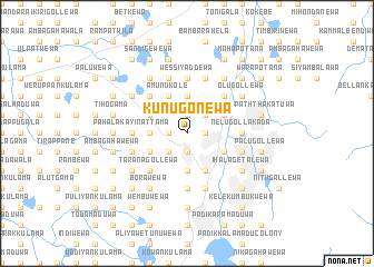 map of Kunugonewa