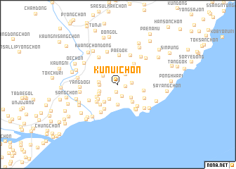 map of Kŭnŭi-ch\