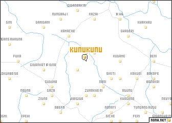 map of Kunukunu
