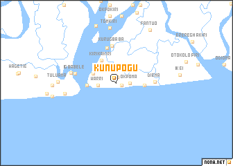 map of Kunupogu