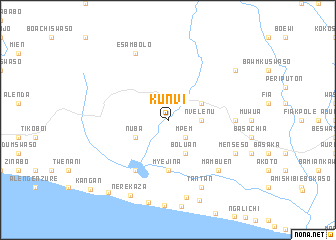 map of Kunvi