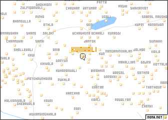 map of Kunwāli