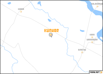 map of Kunwar