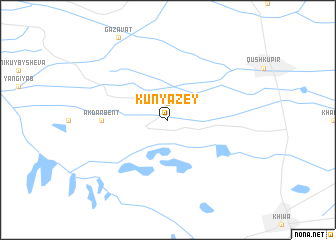 map of Kunya-Zey