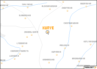 map of Kunʼye