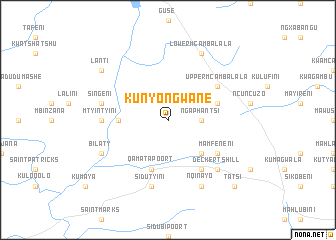 map of KuNyongwane