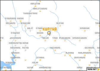 map of Kunywa