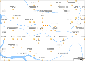 map of Kunywa