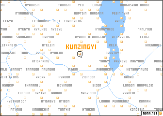 map of Kunzingyi