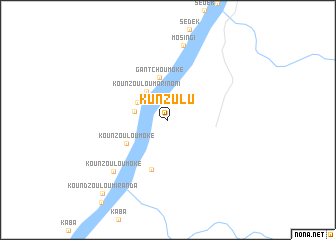 map of Kunzulu
