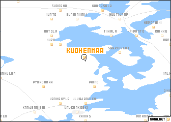 map of Kuohenmaa