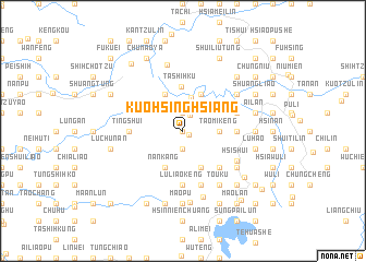 map of Kuo-hsing-hsiang